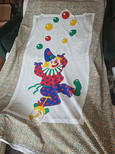 Vintage clown polka dot - polka,