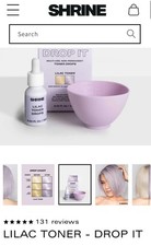 Shrine Beauty Shrine Drop It - Non Permanent Toner Drops - Lilac Toner 10ml