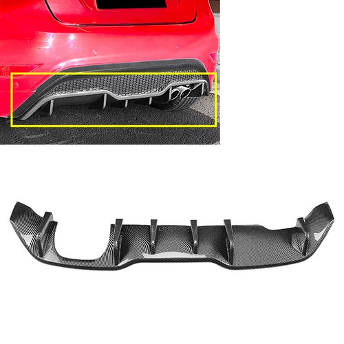 Carbon rear bumper splitter - carbon,