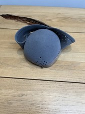 1940’s Style Grey Felt Hat with Feather Detail