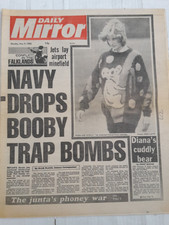 DAILY MIRROR Newspaper - 3 MAY 1982 - PRINCESS DIANA, FALKLANDS WAR etc