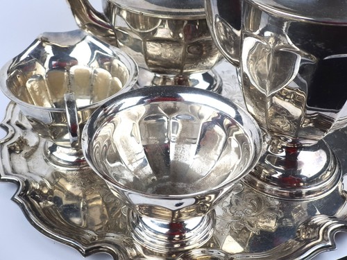Vintage silver plated tea - vintage,