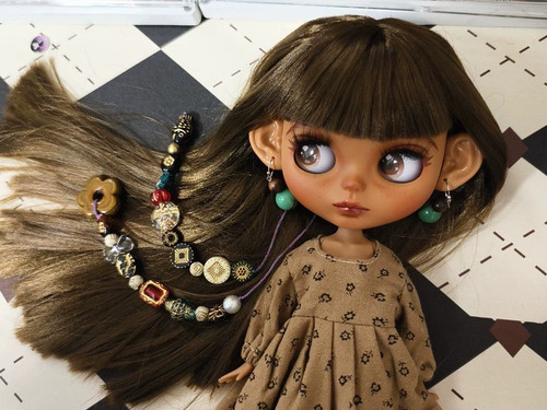 Custom handmade blythe - handmade, doll