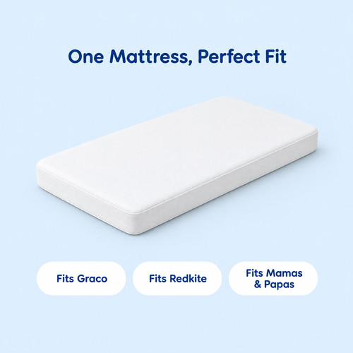 Travel cot mattress 95x65x5cm - travel,