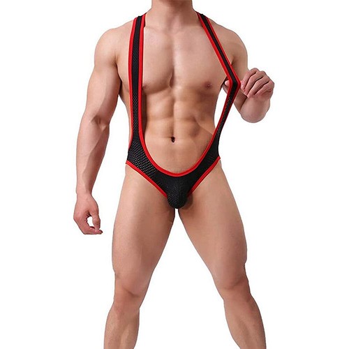 Men sexy mesh - mesh, jockstrap