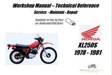 Honda XL250S XL250 S Service