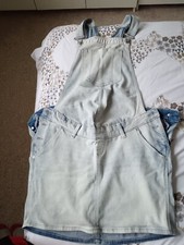 H And M Maternity Dungarees Excellent Condition 