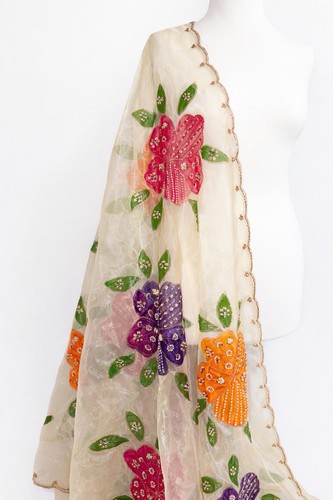 Soft organza handpainted - soft,