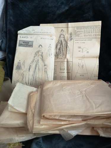 1953 wedding evening dress - wedding/evening,
