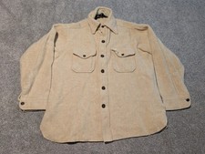 Swanndri Bush Shirt Mens Large Vintage New Zealand Wool Flannel Outdoor 