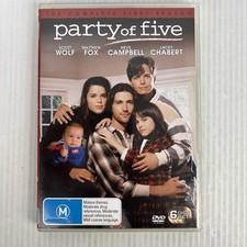 Party of Five : Season 1 (DVD, 1994) - Region 4 - PAL - Scott Wolf, Mathew Fox