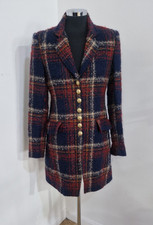 Moloh Navy Red Tartan Wool