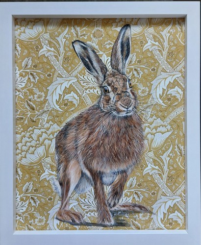 Original large wildlife hare - large,
