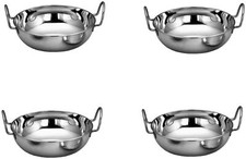 4 x 21 CM Steel Indian Food