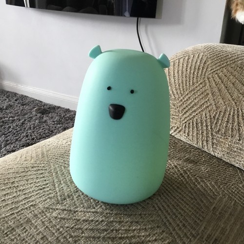 Silicone blue bear design - bear,