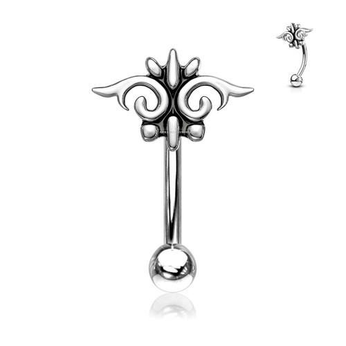 Curved barbell eyebrow - curved,