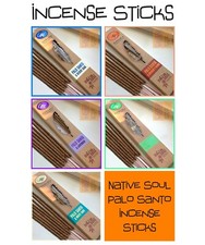 NATIVE SOUL PALO SANTO Incense Smudge Stick *Choose Fragrance Insence White Sage