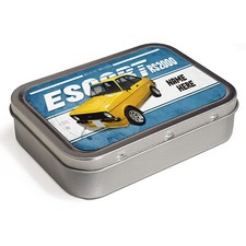 Personalised Tobacco Tin Ford 2oz Baccy Storage Escort Classic Car Gift CLP15