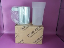 BAGNO DESIGN Ovale Wall Mounted Tumbler and Holder