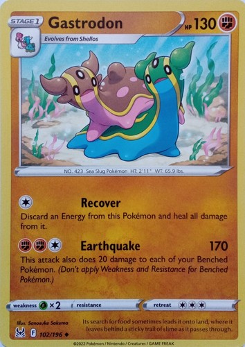 102 196 gastrodon uncommon - gastrodon, |