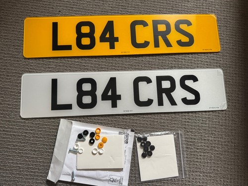 L84 crs private - crs, plate
