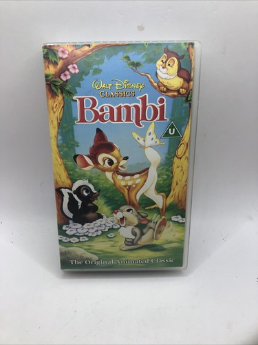 Bambi walt disney classics vhs - disney,