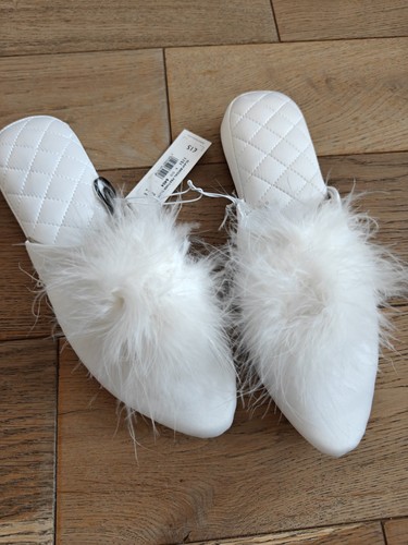 Debenhams white fluffy slip - debenhams, on
