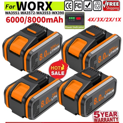 For worx 20v li ion - 20v, li-ion