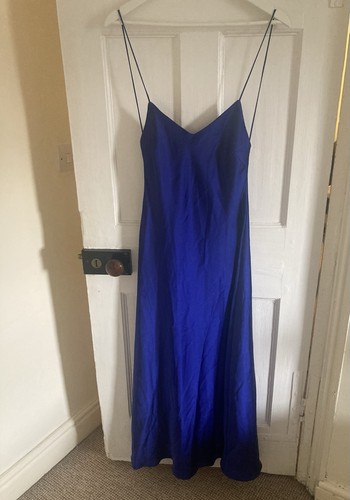 Zara size satin cobalt - size, blue