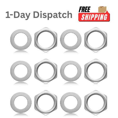 Set guitar jack socket nut - set,