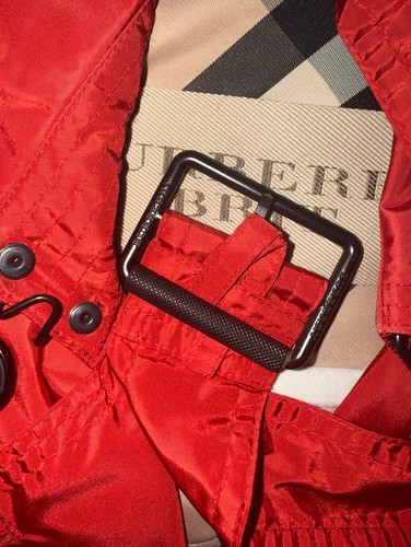 Burberry women red belted - burberry,