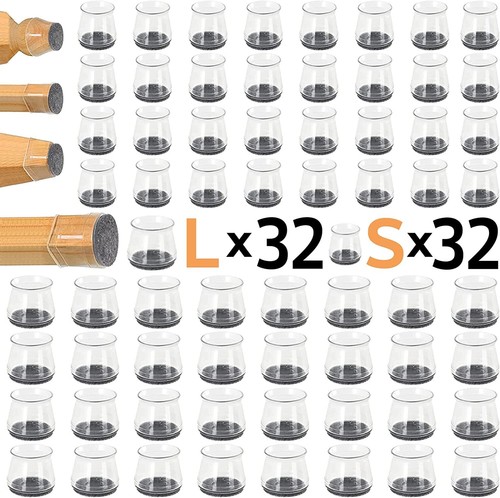 64pcs chair leg floor - 64pcs,