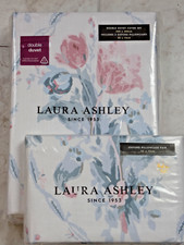 LAURA ASHLEY - SCARBOROUGH FAIR - DOUBLE DUVET SET WITH 4 PILLOWCASES - COTTON