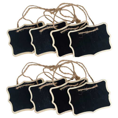 Wooden chalkboard message - wooden,
