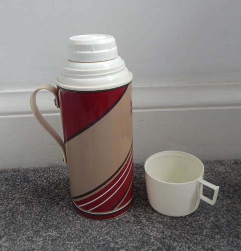 Vintage retro large thermos - vintage,