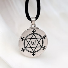 Hexagram Pendant Hex Necklace