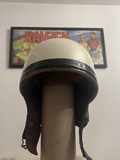 Everoak Pudding Motorcycle Helmet 1960’s vintage collectors 