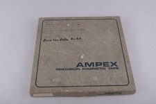 Ampex 456 Grand Master 1/2" X 10" Metal Reel &Tape