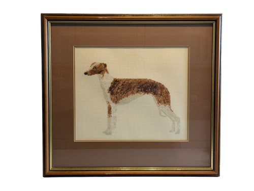 Vintage framed counted cross - vintage,