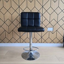 John Lewis Faux leather bar stool child adjustable dining chair