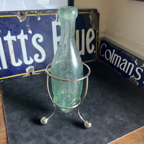 Nickel silver bottle display - nickel,