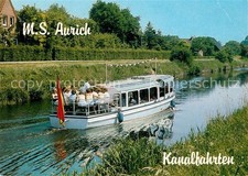 Motor boats MS Aurich canal