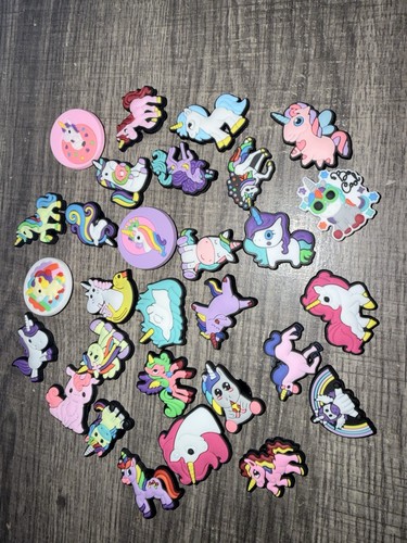 Unicorn pvc charms 30pc for - unicorn,