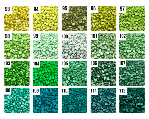 100pcs green sealing - sealing, beads