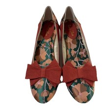 Ruby Shoo Floral Brocade Bow