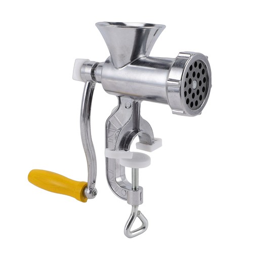 Manual meat grinder aluminum - meat,