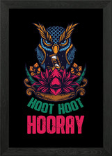 Eule Eulen Owl Framed Wall Art