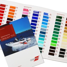 18 different color charts with