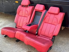Red leather seats for project