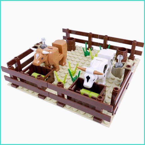 Building blocks city - building, farm